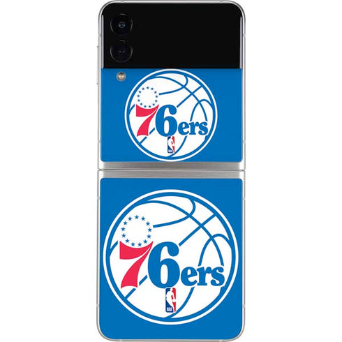 NBA Philadelphia 76ers Large Logo Galaxy Z Flip4 5G Skin